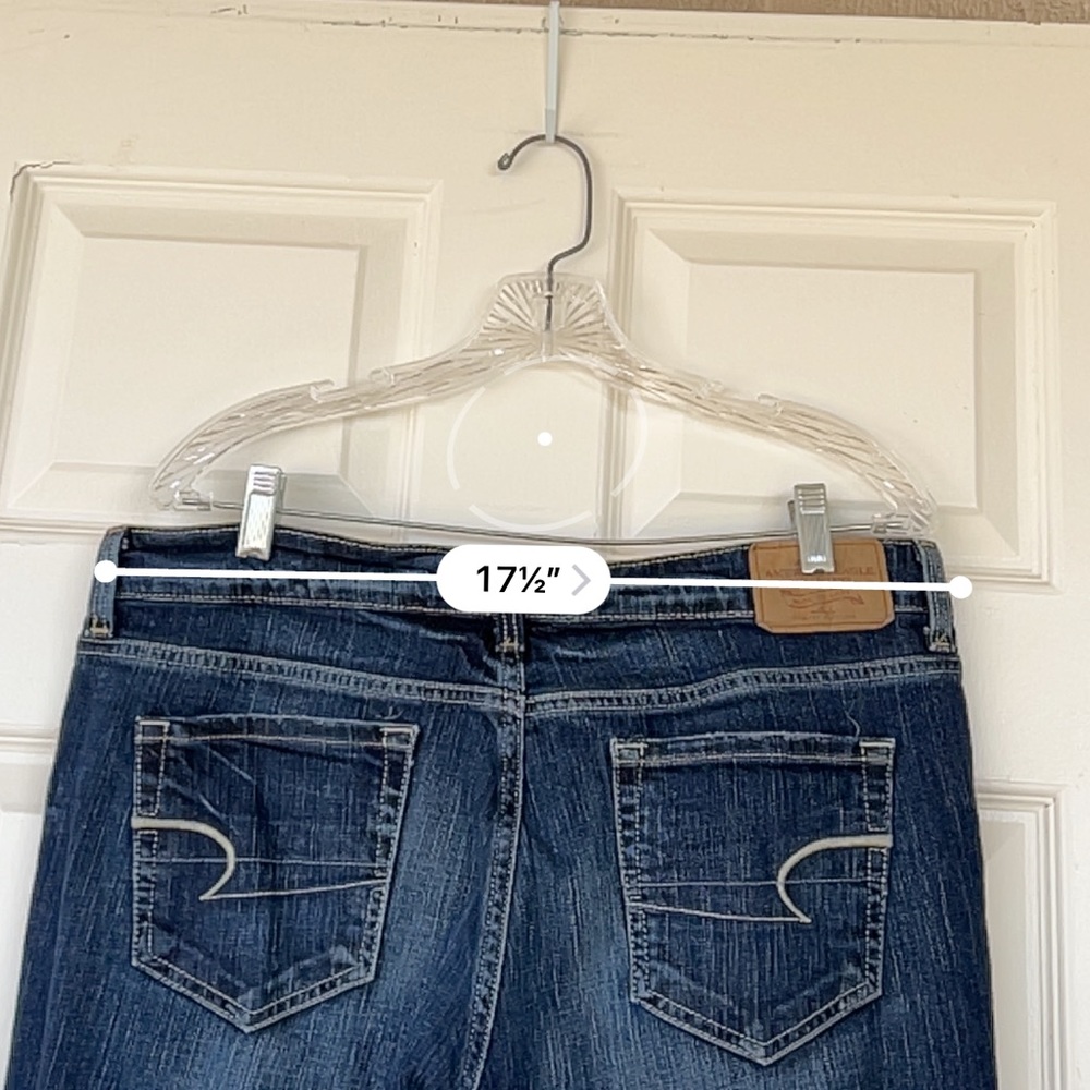 American Eagle Favorite Bootcut Jeans Size 14 Short - Picture 10 of 12